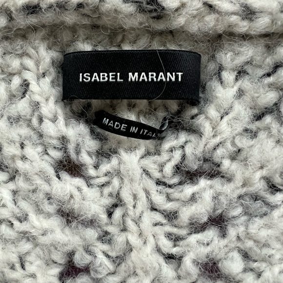Isabel Marant oversized wool cardigan sweater - Picture 2 of 6